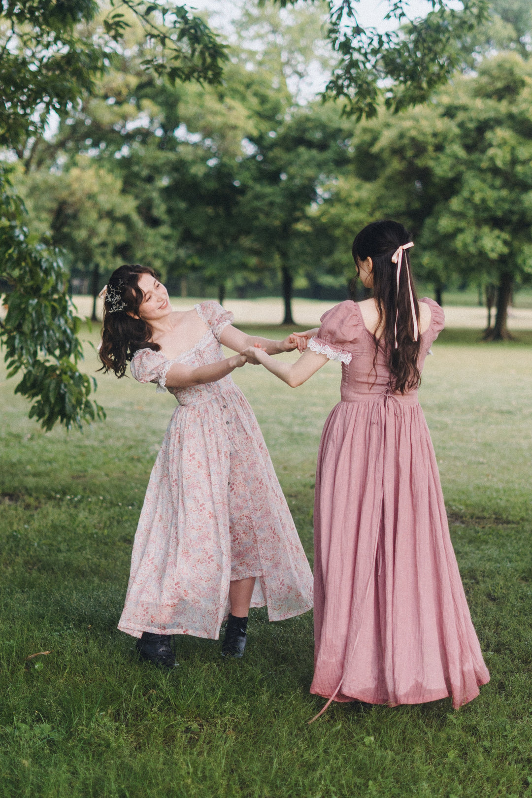 Monet Haze 26 | Fairy layered Linen Dress with pintucks Linennaive Monet Haze 26 | Fairy layered Linen Dress with pintucks Linennaive
