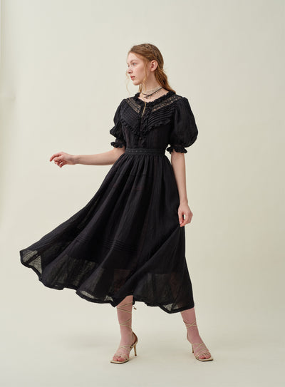 MARY 18 | VINTAGE LINEN DRESS GOWN