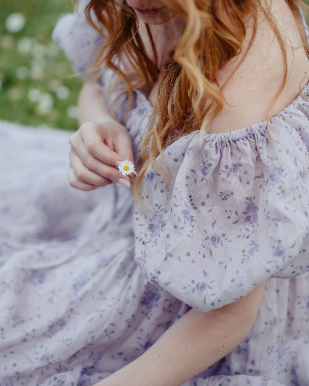 Alice 19 | Floral linen dress Linennaive Alice 19 | Floral linen dress Linennaive