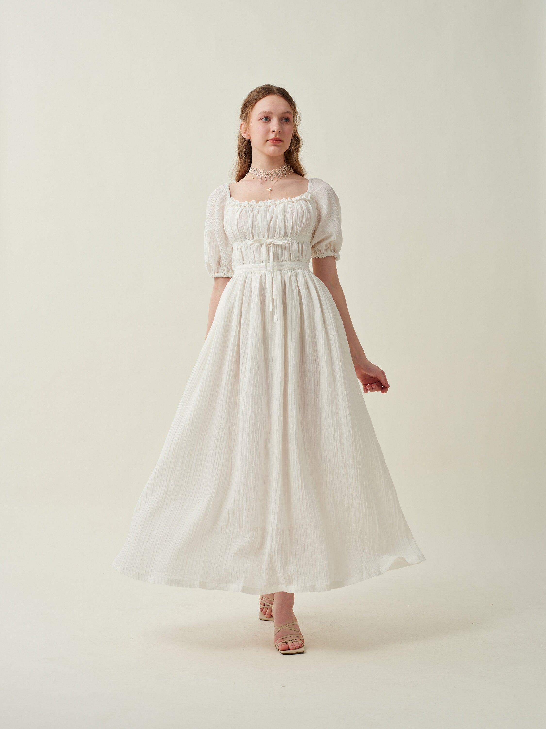 Osmanthus 01 | maxi linen dress – Linennaive