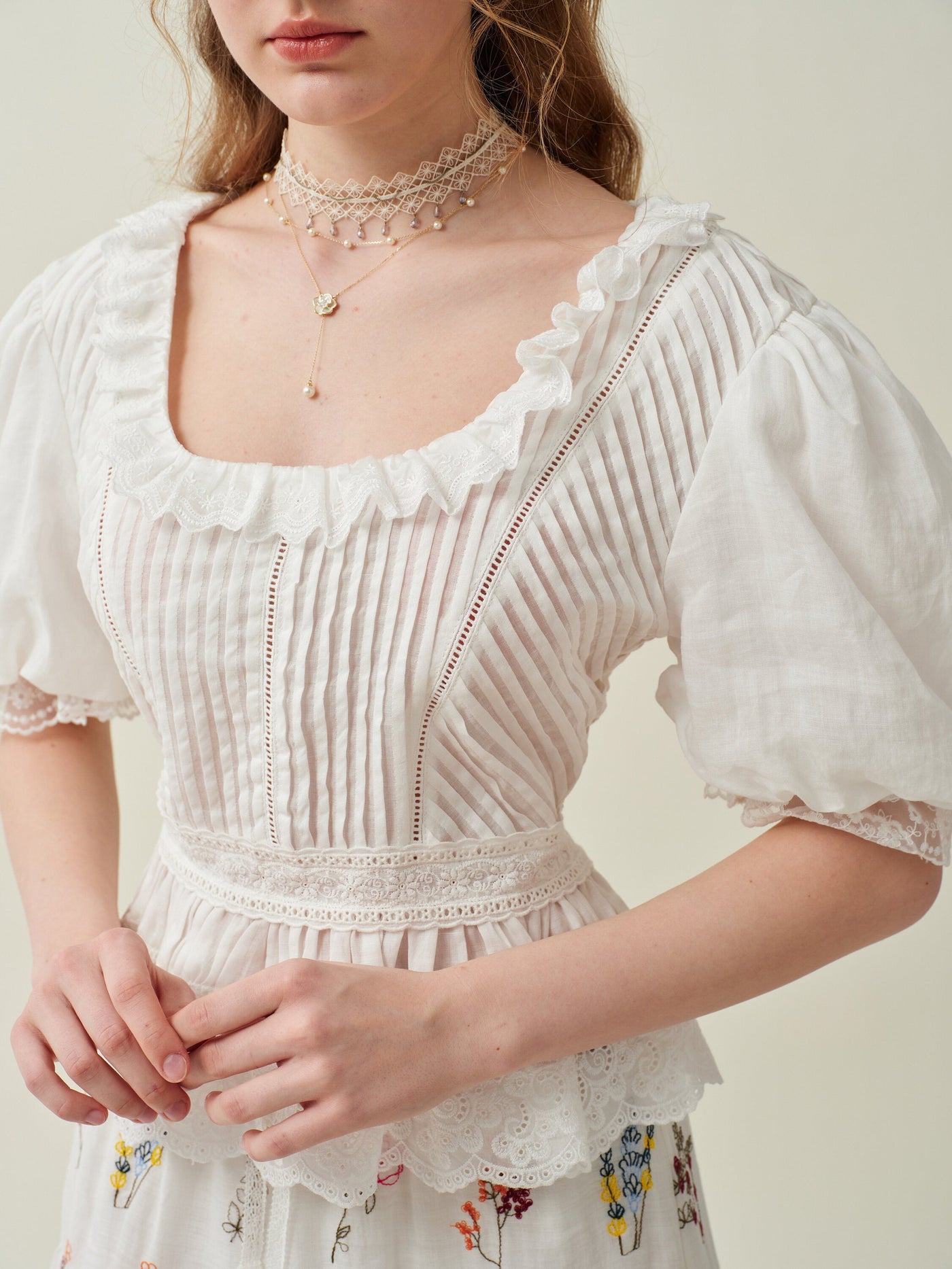 Zoe 16 | luxurious handmade blouse