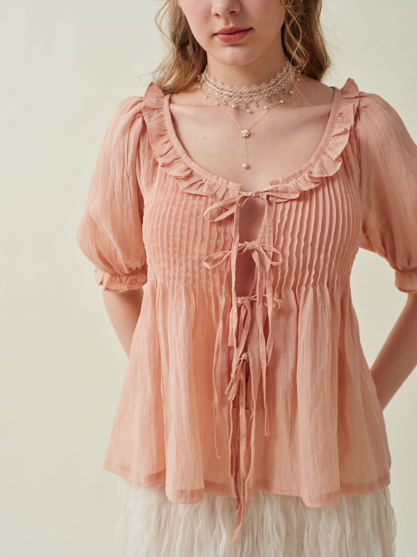 Louise 11 | handmade victorian vintage linen blouse