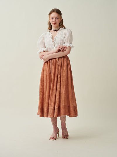 Beth 15 | flowy linen skirt