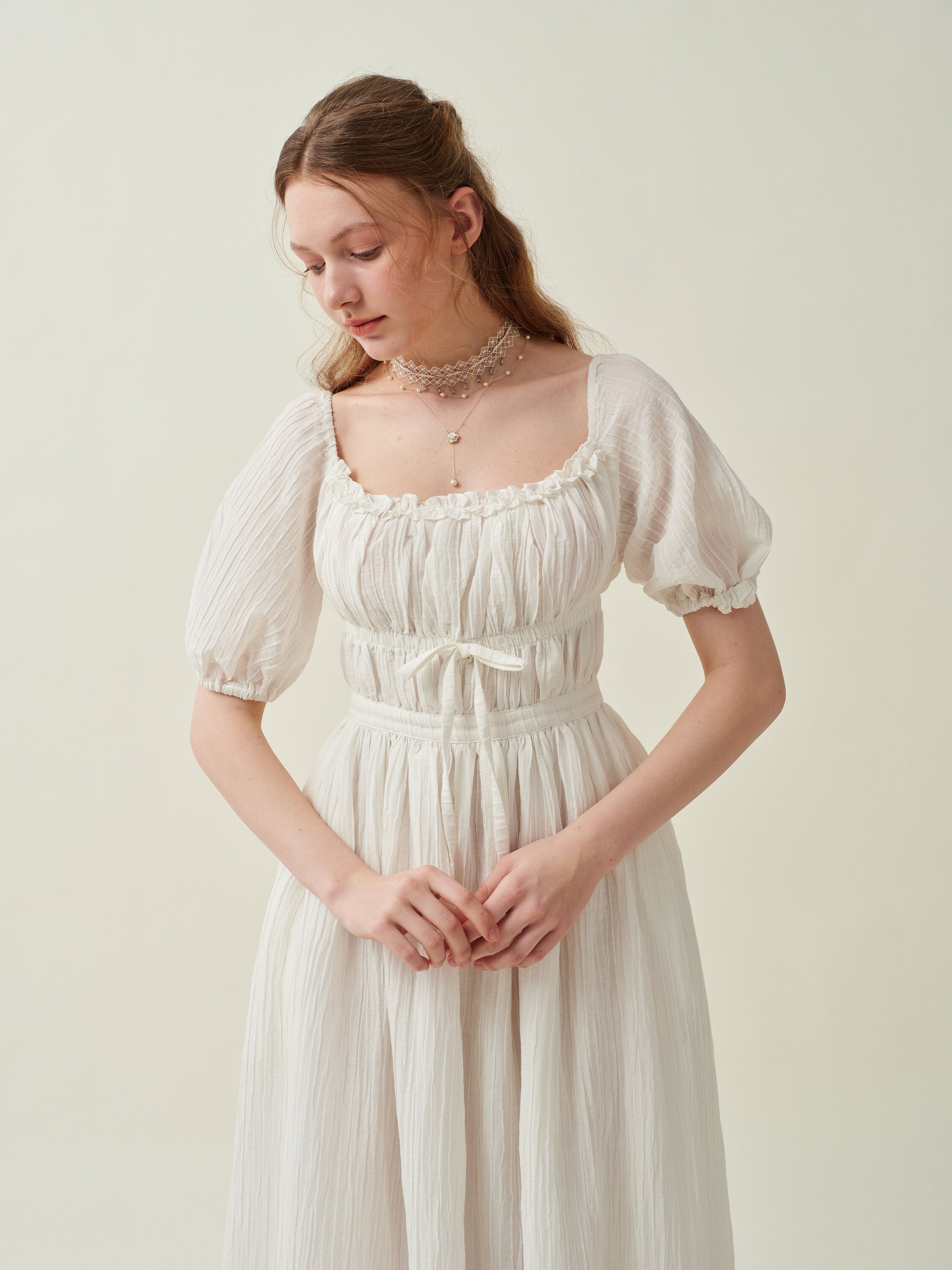 Osmanthus 01 | maxi linen dress – Linennaive
