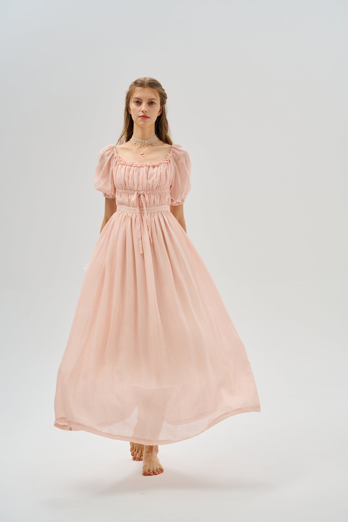 Linen Dress - OS7821-185