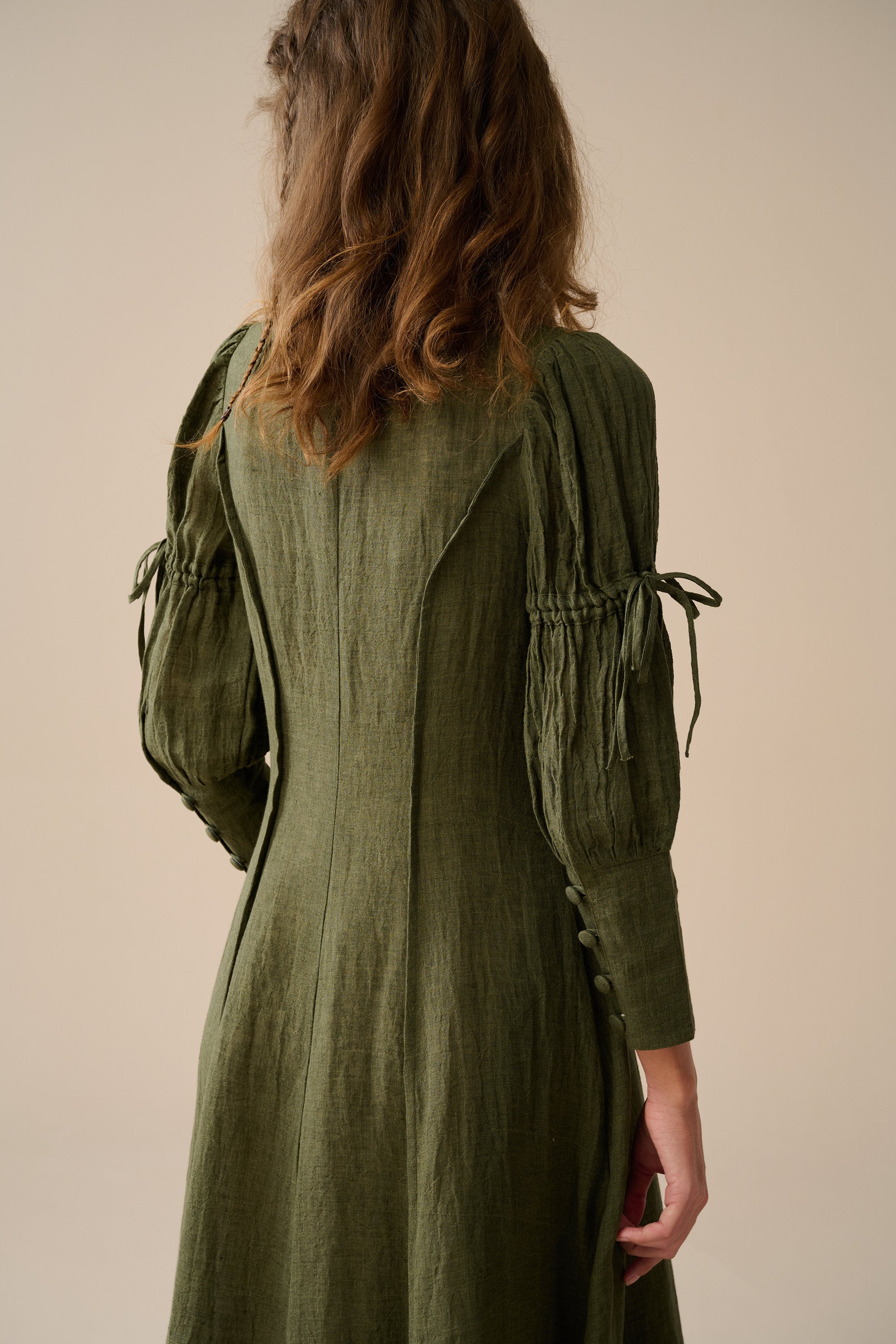 【完売品】サンサカエプチ　Laura smocked dress Sunset Orange Modal Smocked Dress – White Giraffe Boutique