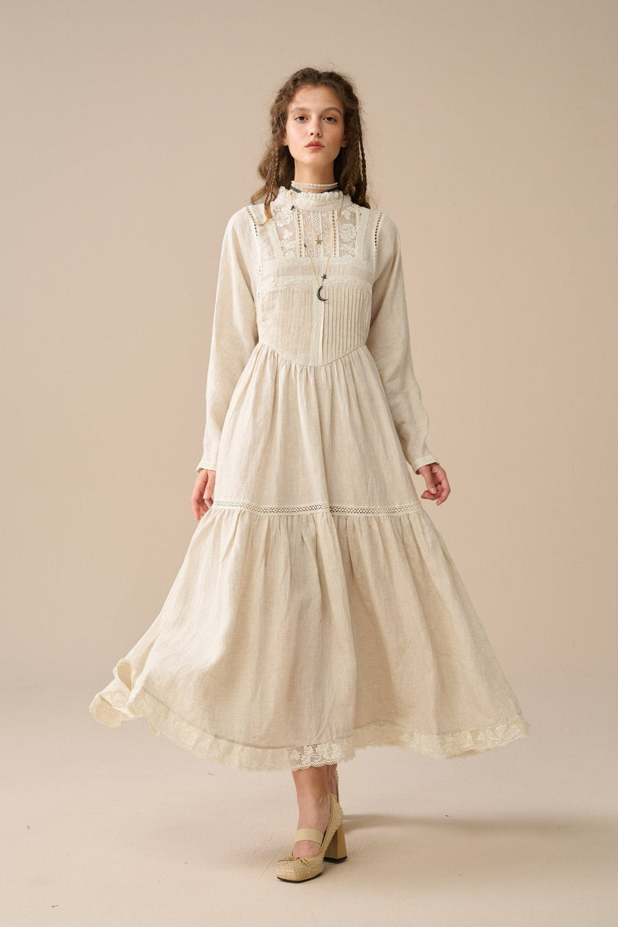 GIVO LINEN DRESS