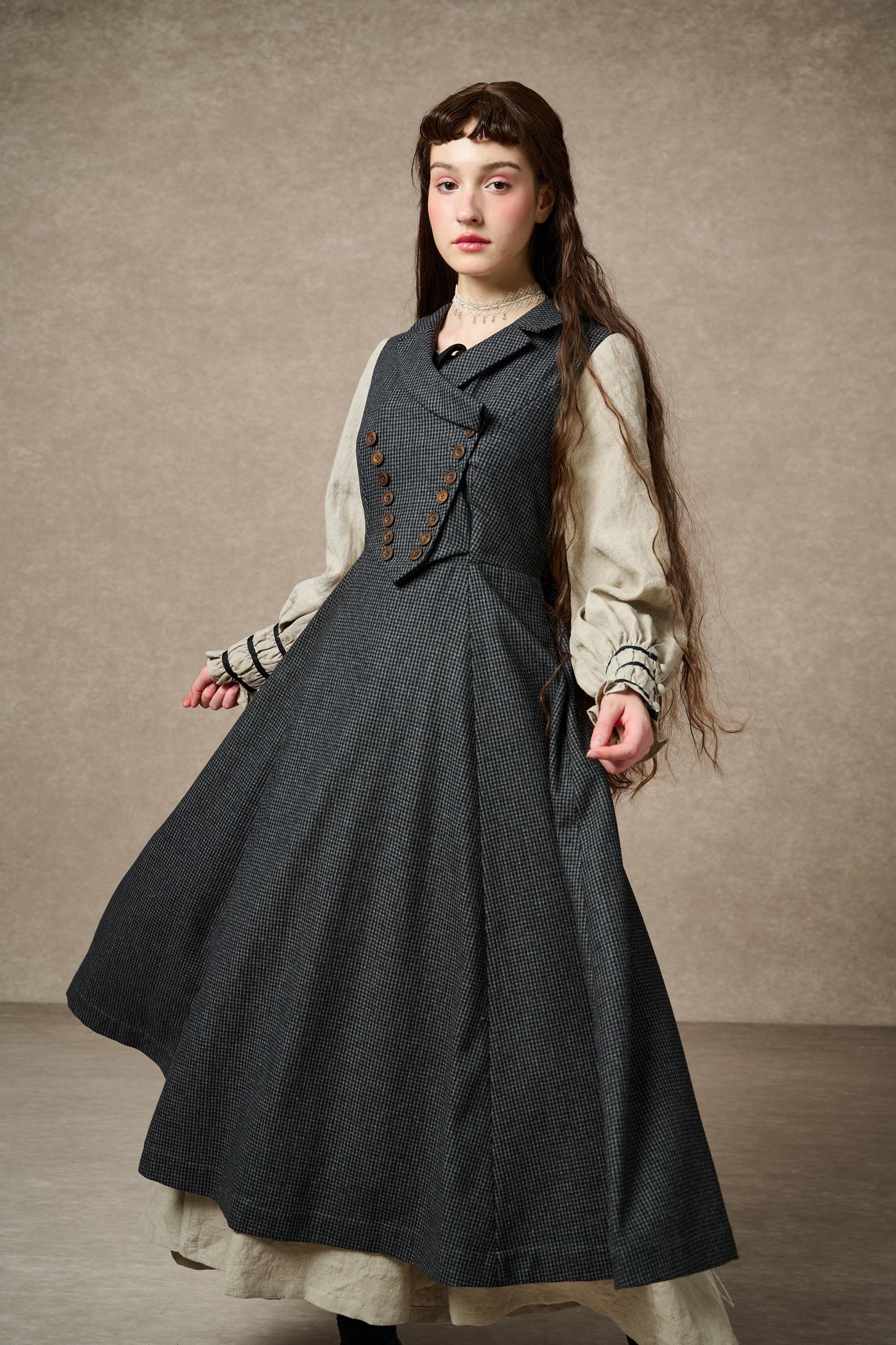 Helen 17| Vintage wool dress – Linennaive