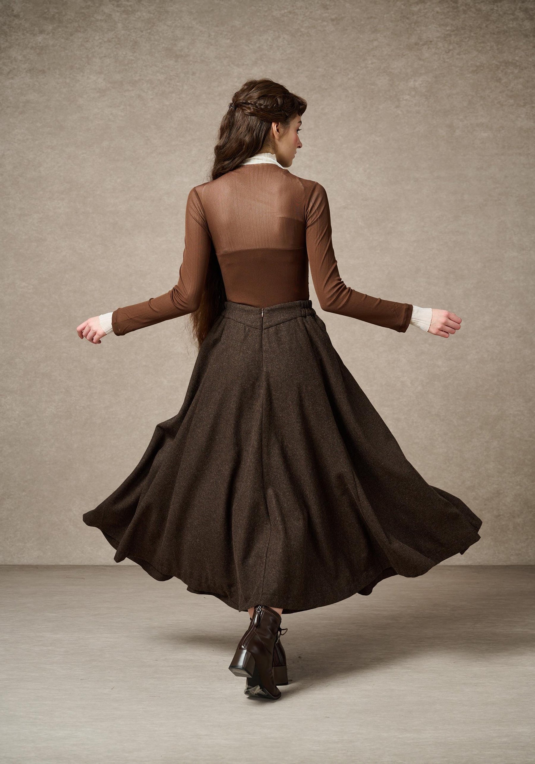 Soft wool skirt main image 1