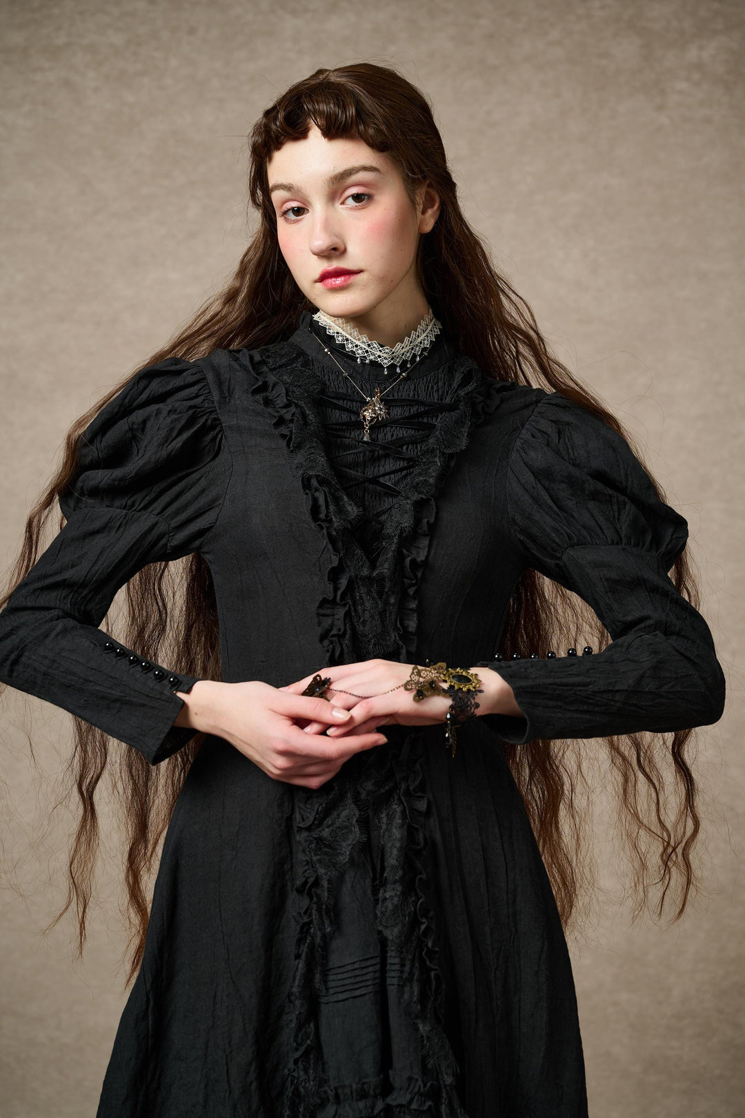 stylish 100 linen dresses aliexpress black Black Linen Dress V-Neck Puff Sleeve Summer A-Line This dress is sure to impress at your next party event White Women's Shirt Dress Solid