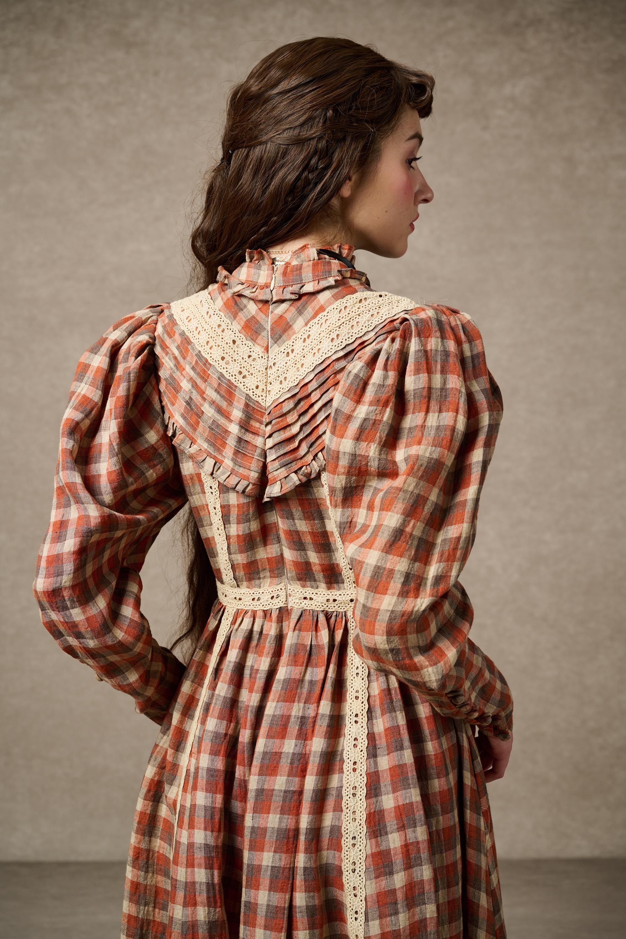 MARY 18 | VINTAGE LINEN DRESS GOWN – Linennaive