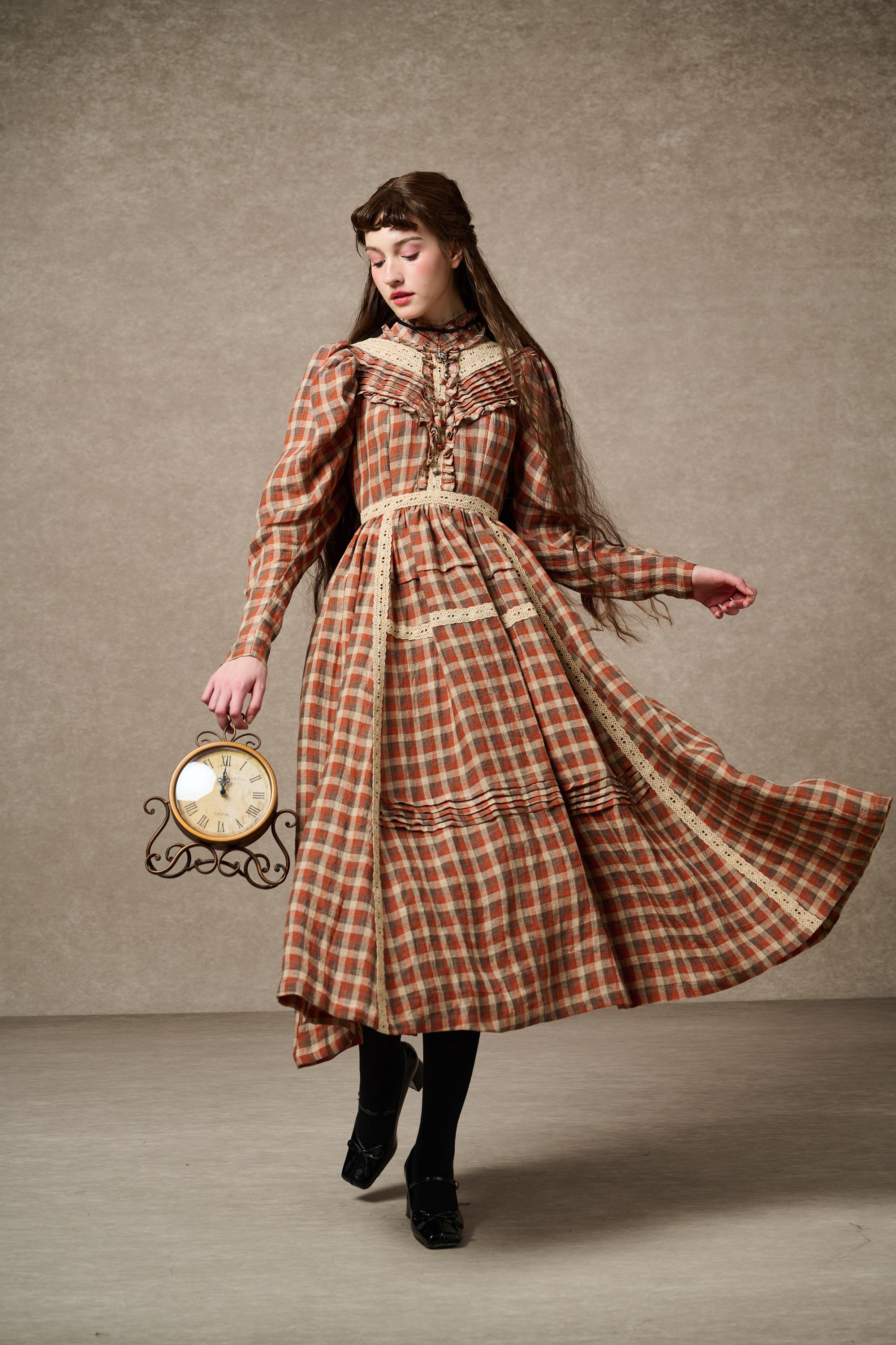 MARY 18 | VINTAGE LINEN DRESS GOWN – Linennaive