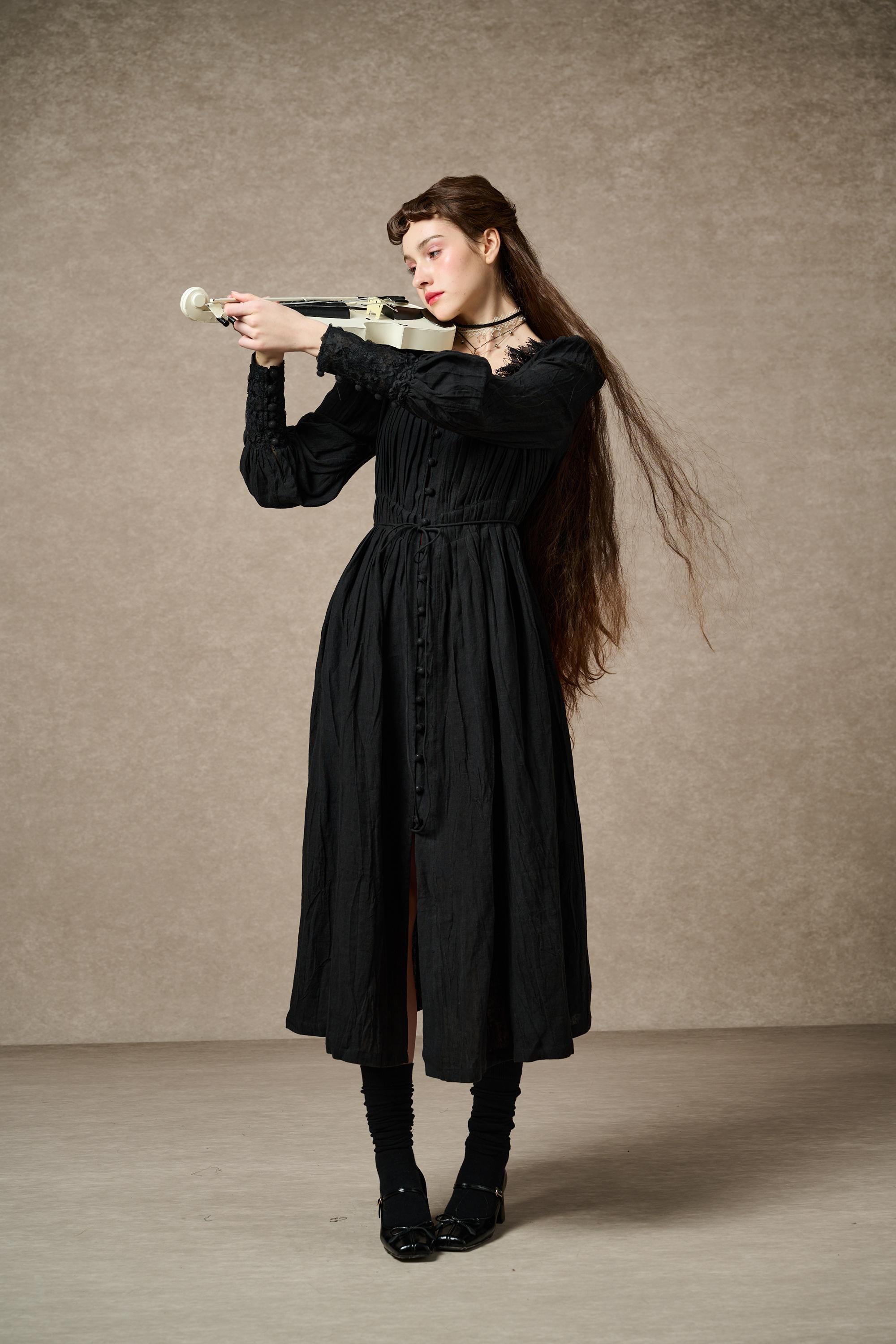 bibiy FLORENTINA DRESS 黒 BIBIY. MADE | FLORENTINA DRESS BLACK｜Bibiy.