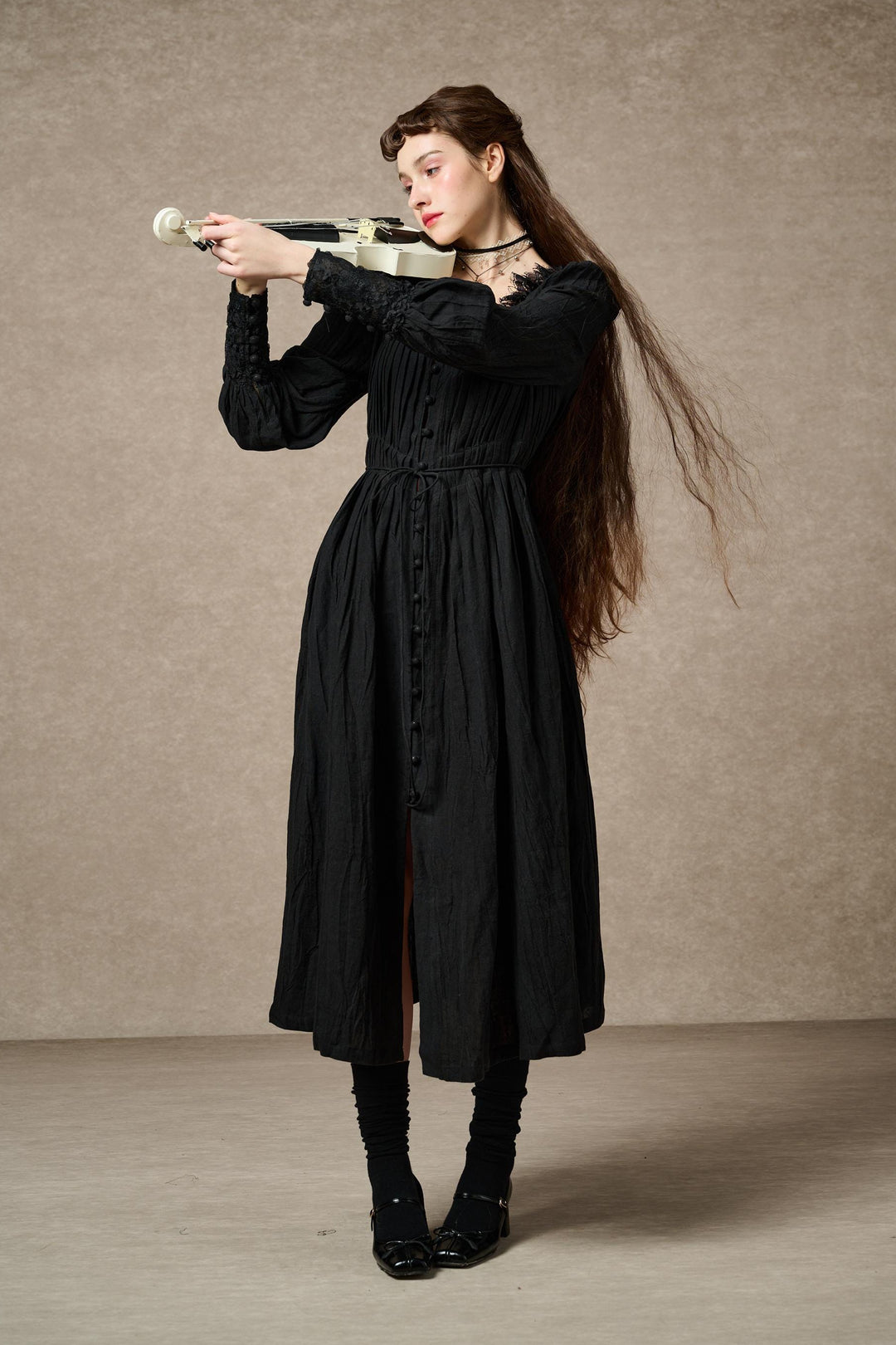 feminine linen dresses Linen dress Rosie