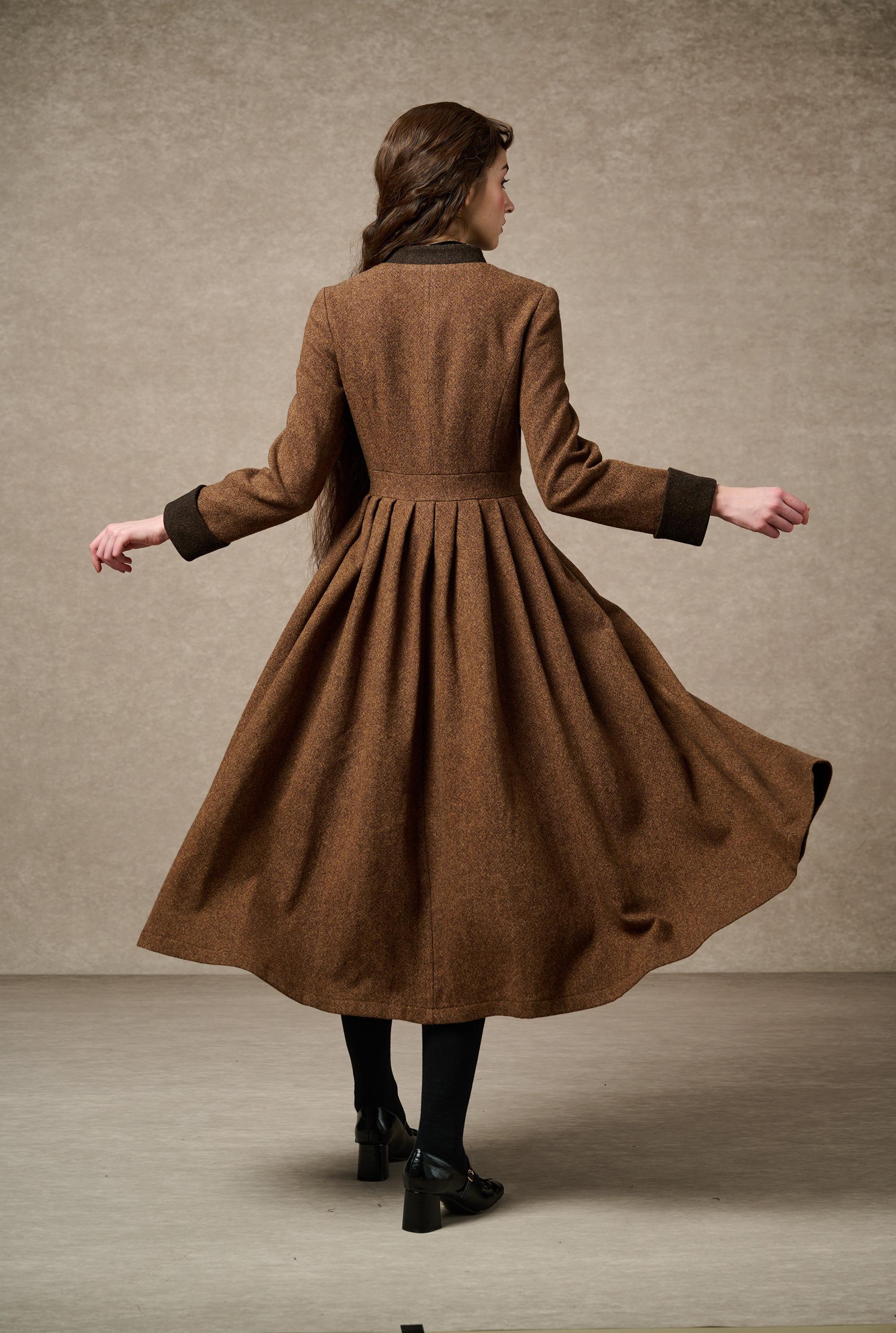 Willow 27 | green wool dress – Linennaive