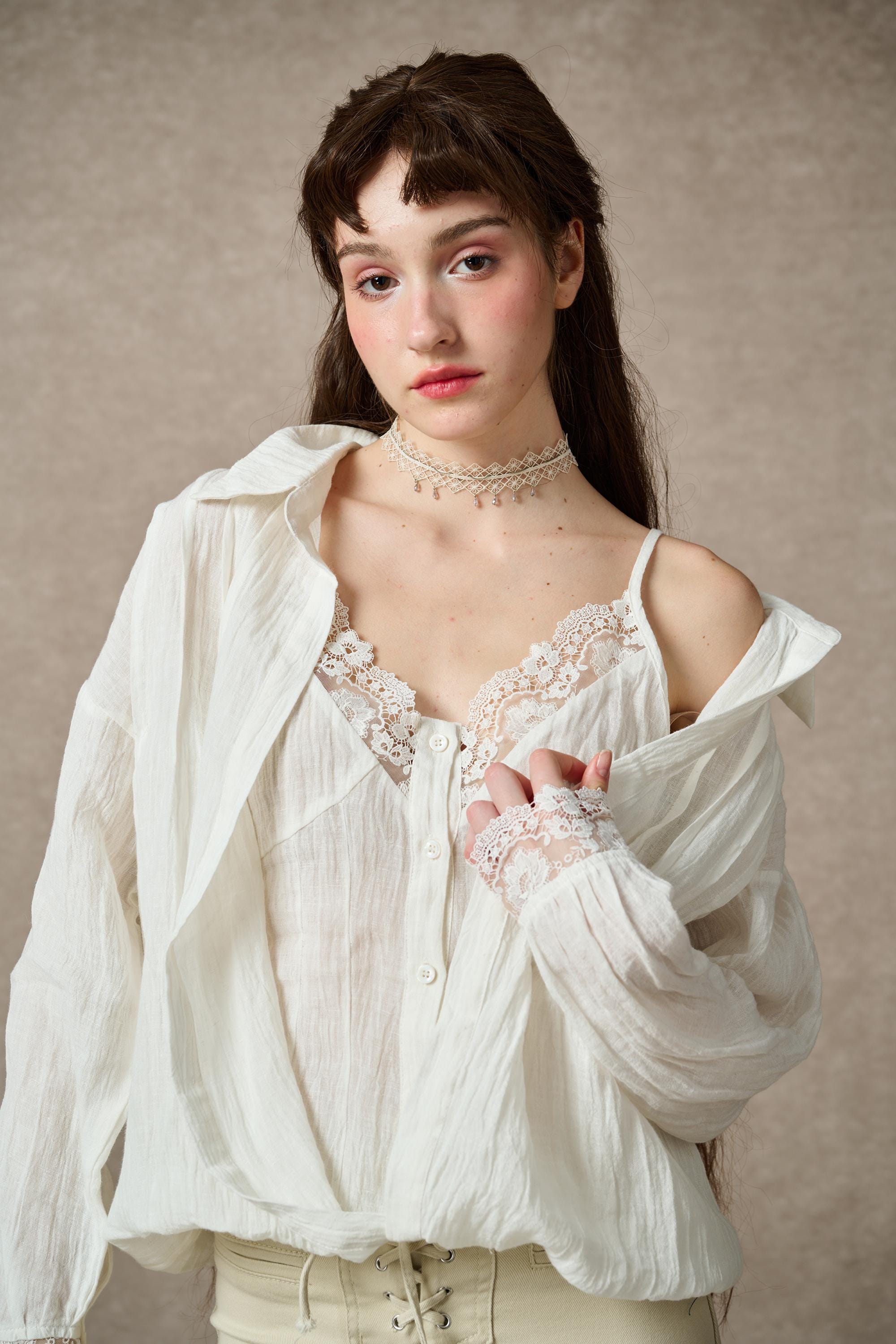 Tiffany 16 |Linen Layers Shirt – Linennaive