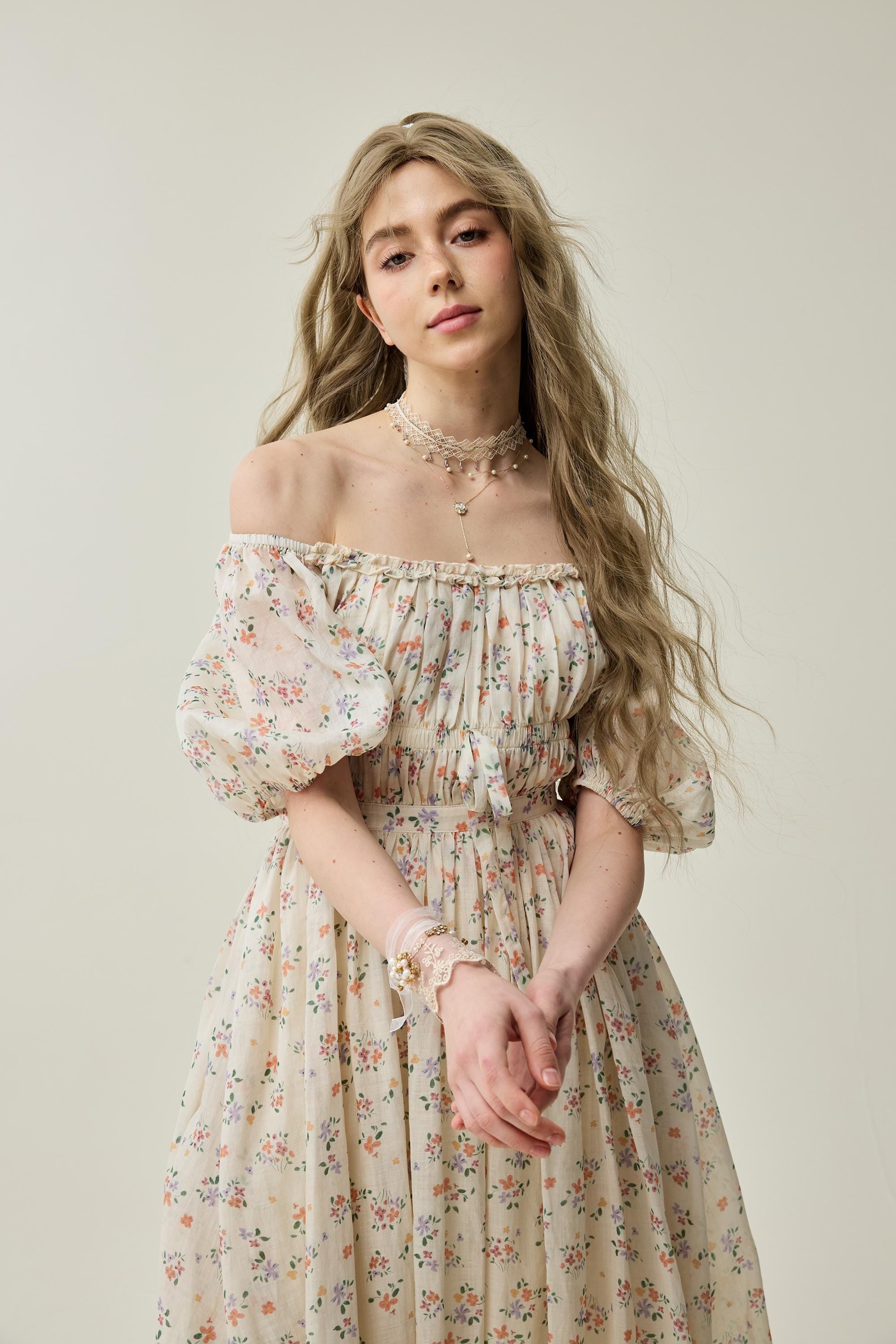 Osmanthus 01 | maxi linen dress – Linennaive