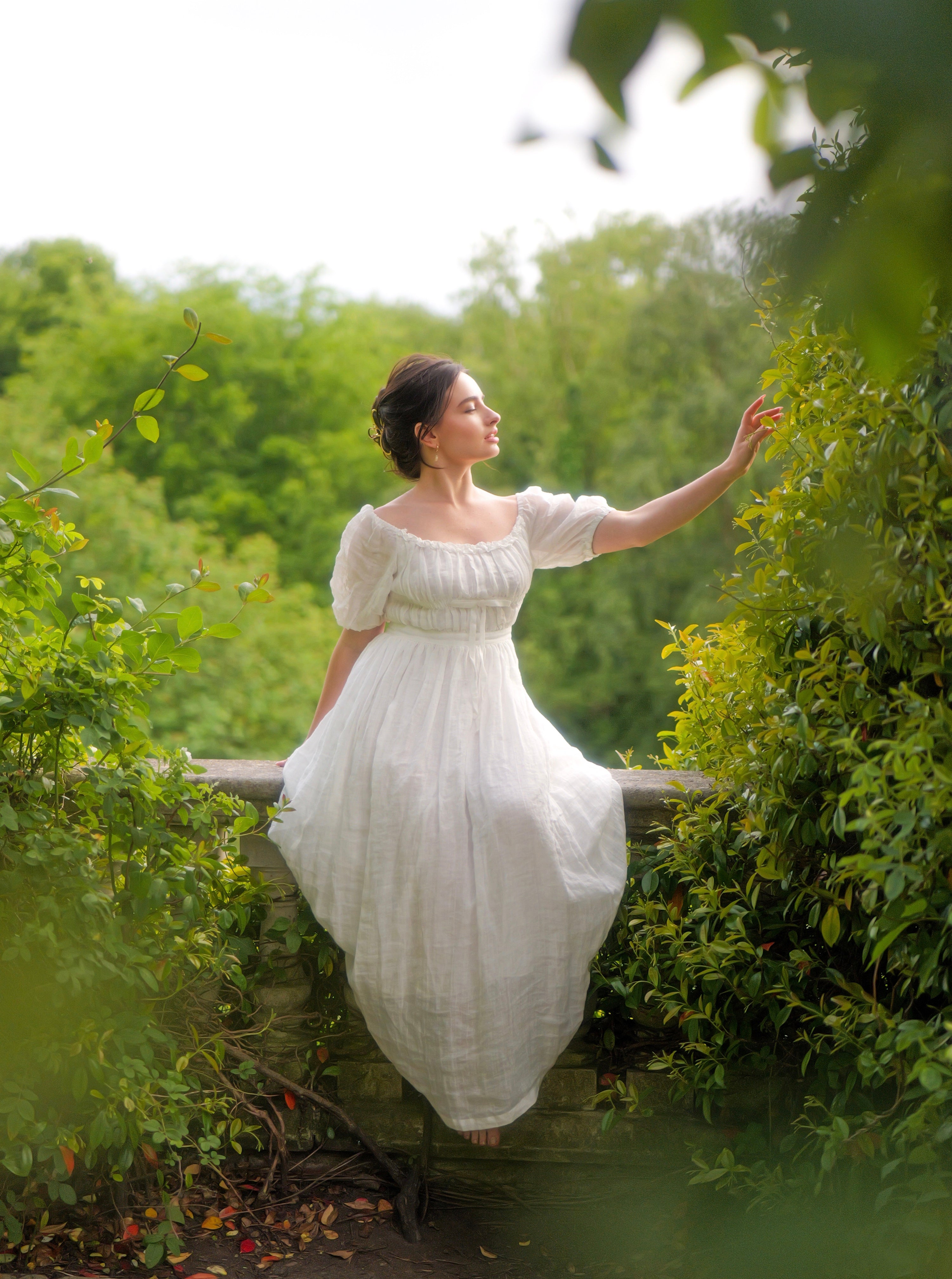 Osmanthus 01 | maxi linen dress – Linennaive