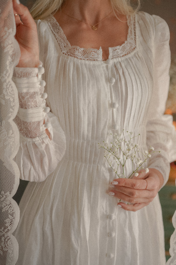 Josefina 19 | Dreamy Pleated Linen Dress Gown