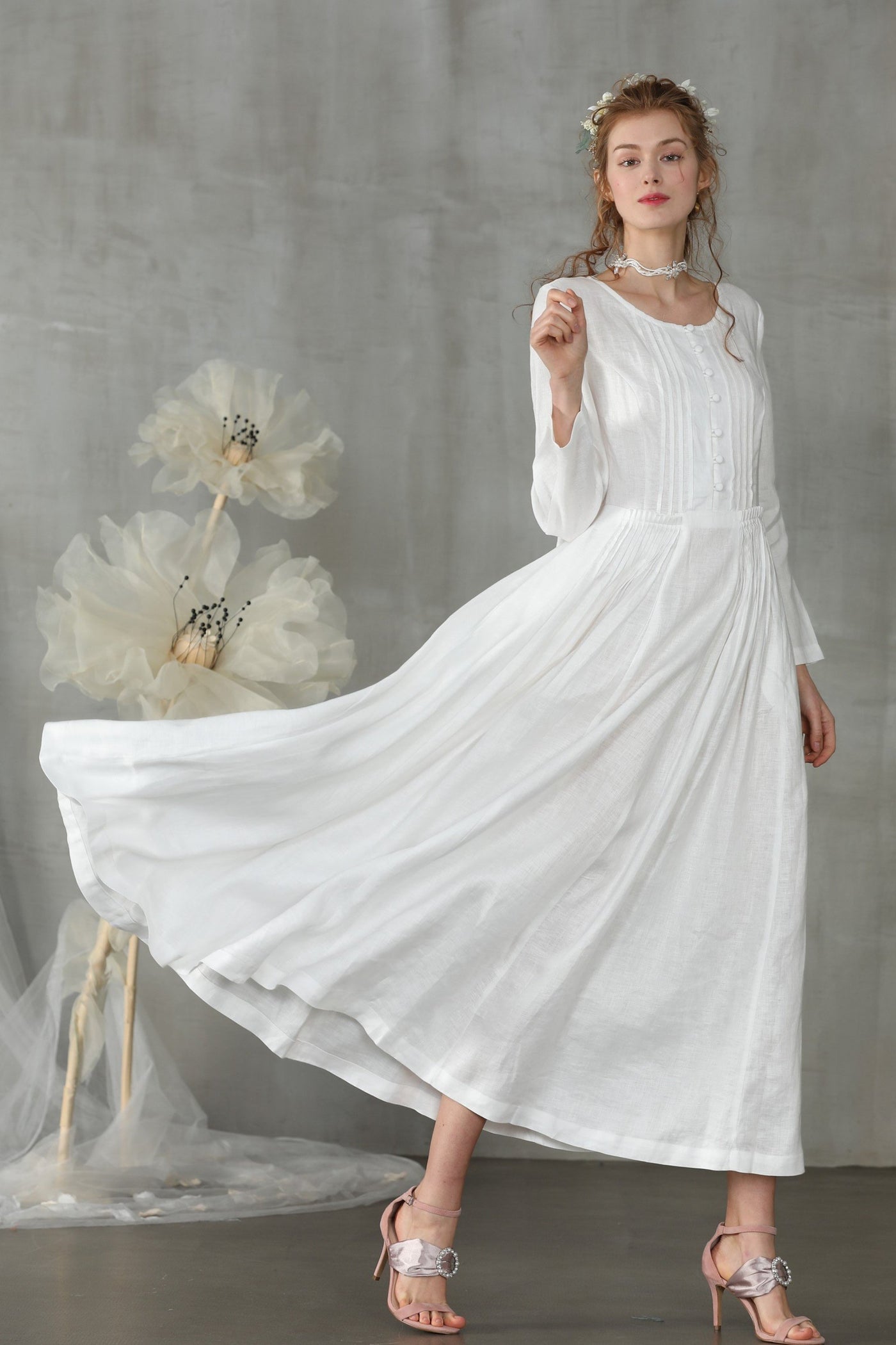 Vanilla 19 | linen luxury dress