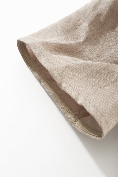Magnolia 13 | puff sleeve wrap linen top