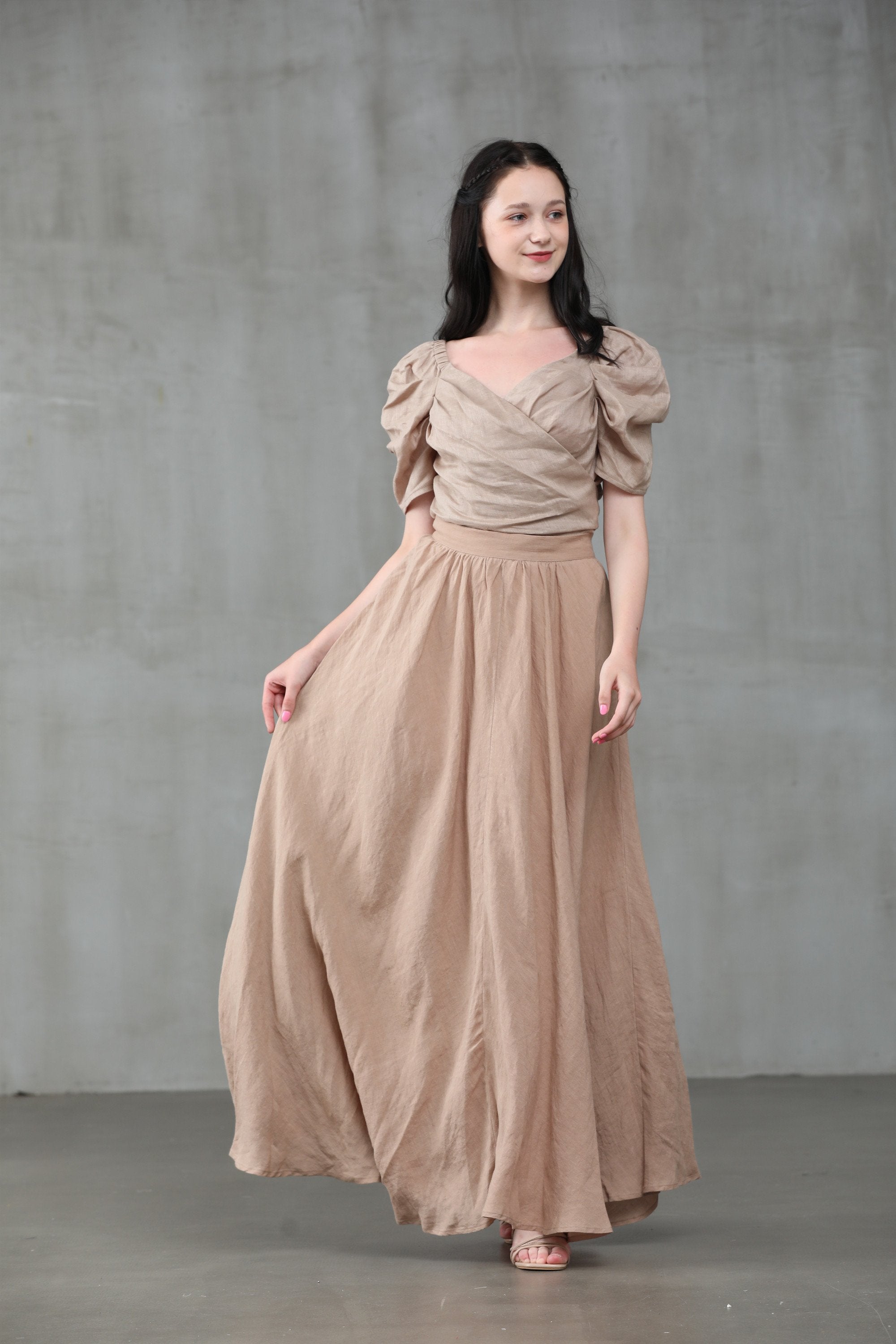 poppy-corset volume skirt（beige） Valkyrie Corset Top - Beige – THE KRIPT