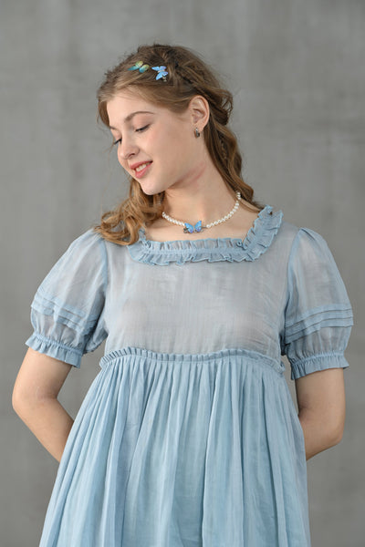 BluePearl 20 | Empired linen dress