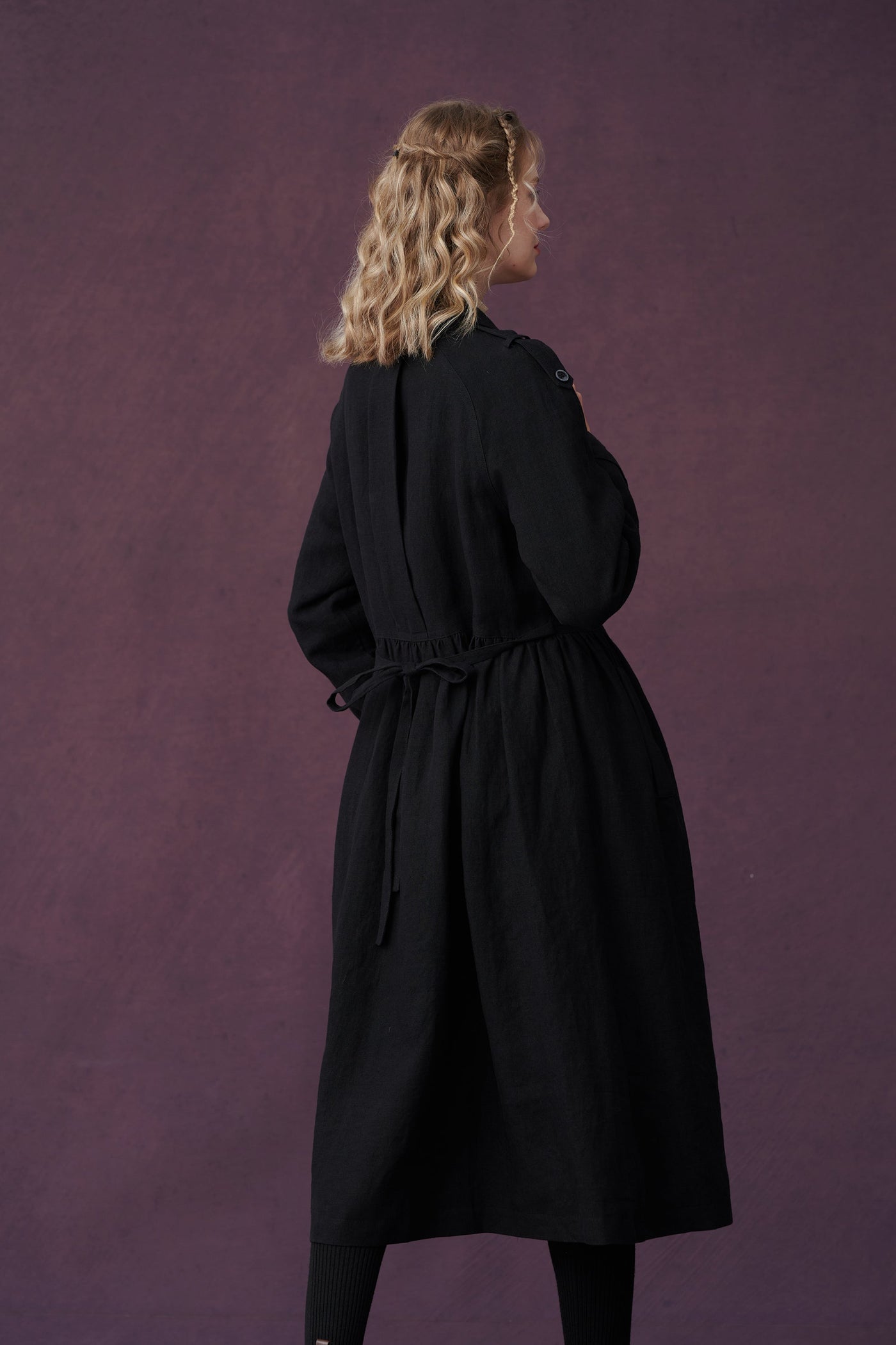 Desire 13 | Double-breasted Black Coat