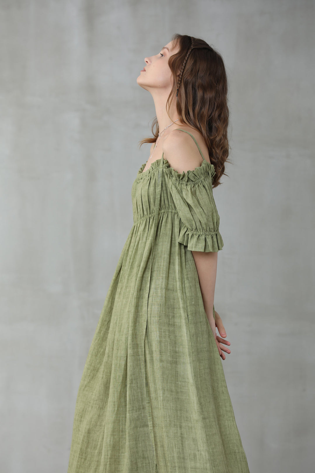 La Luna 11 | old lace linen dress Linennaive La Luna 11 | old lace linen dress Linennaive