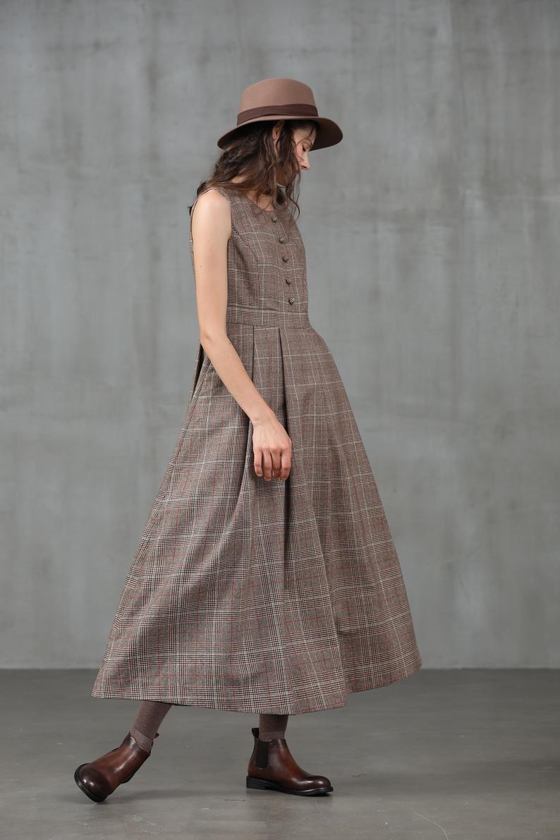 Another 13 | check wool dress
