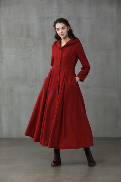 My Fair Lady | Red Hooded Coat