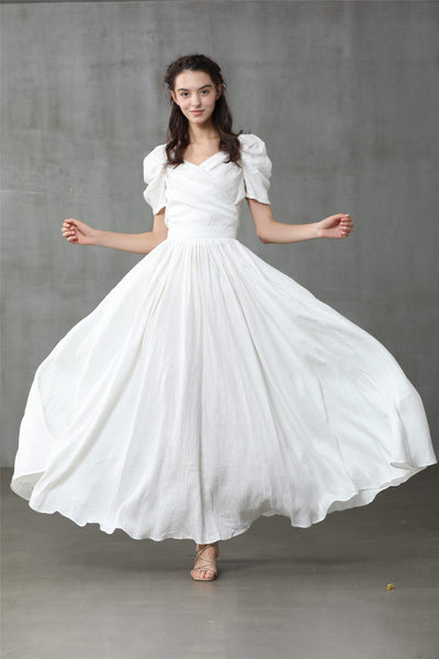 Poppy 23  | Ivory linen fairy skirt
