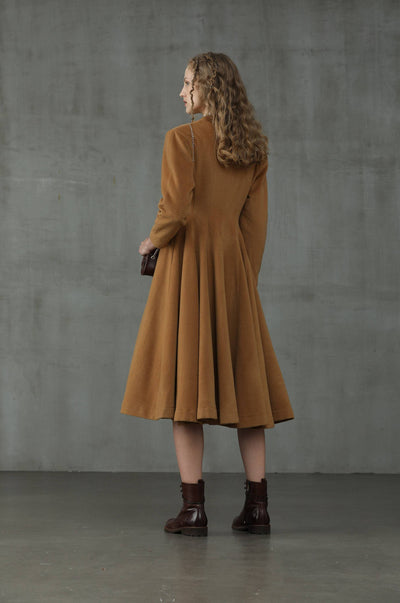 Little Women 22 | Wool Coat in Tan