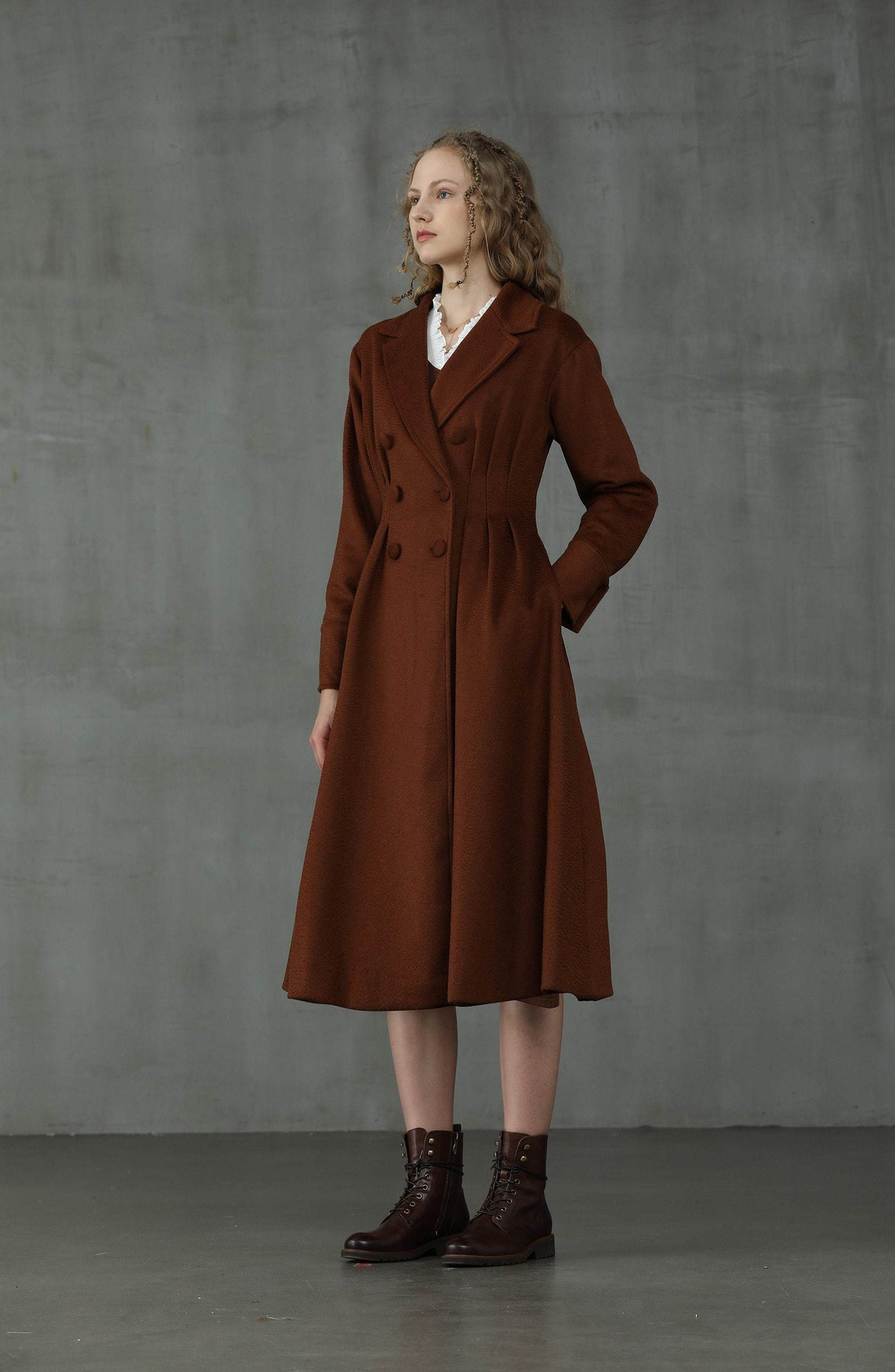 A Romance 31 | Double breasted wool coat – Linennaive