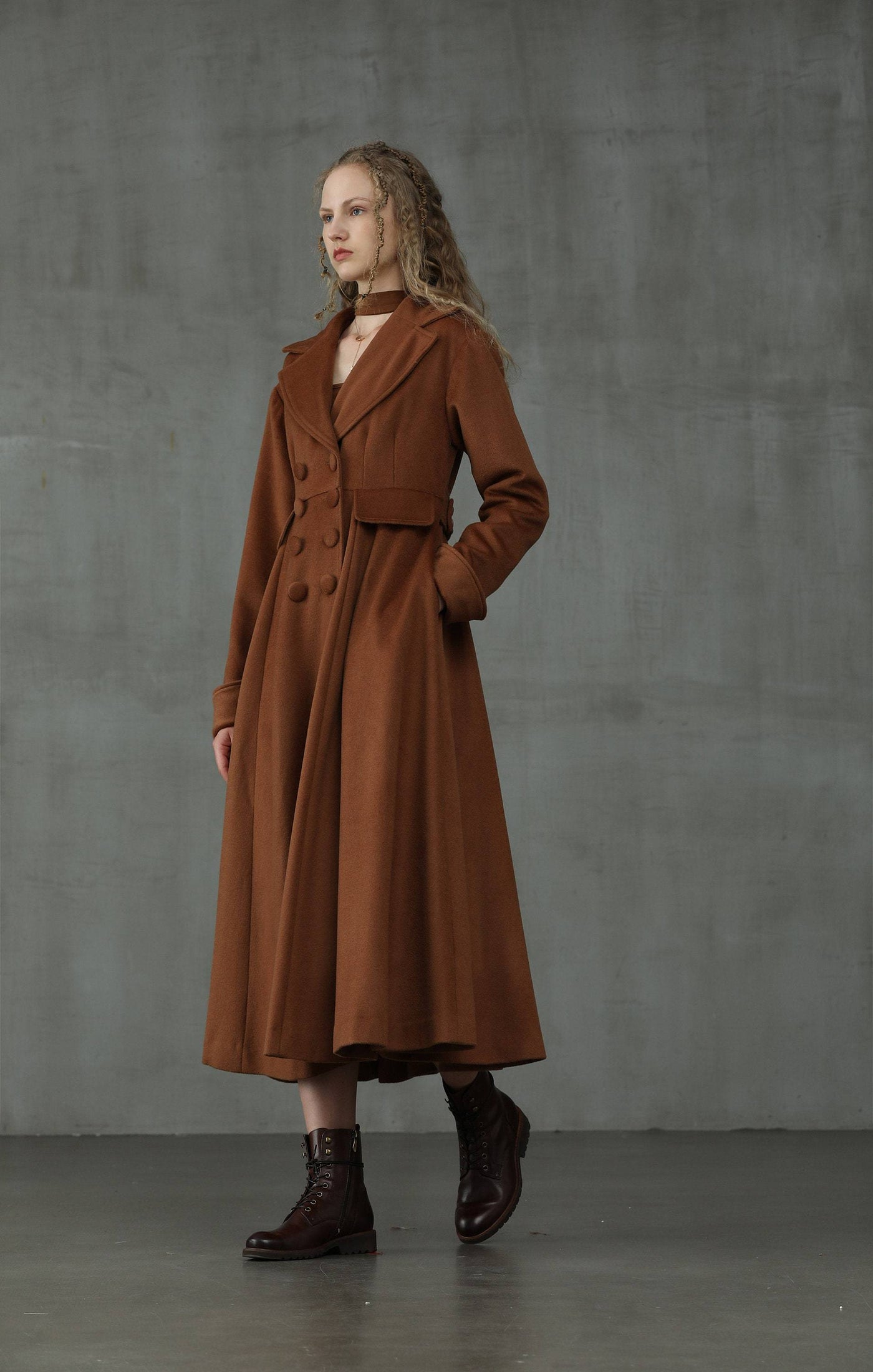 Shakespeare 33 | 100% Wool Maxi Coat Jacket – Linennaive