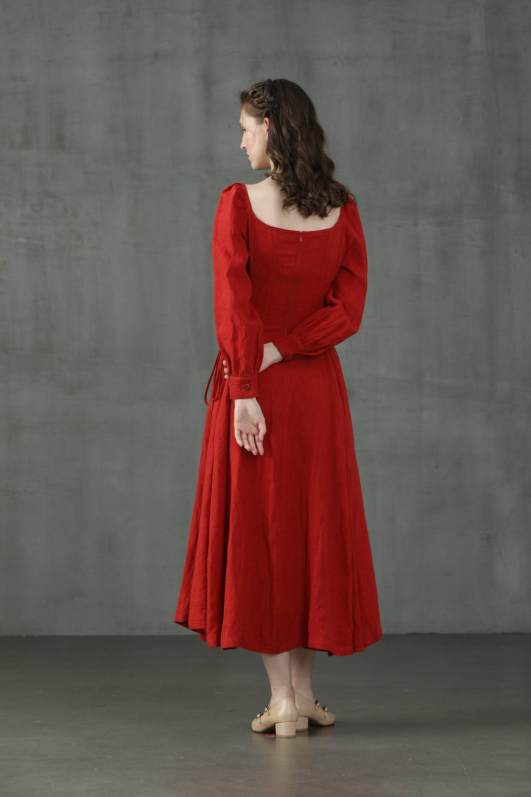 red linen dress Ylang 15