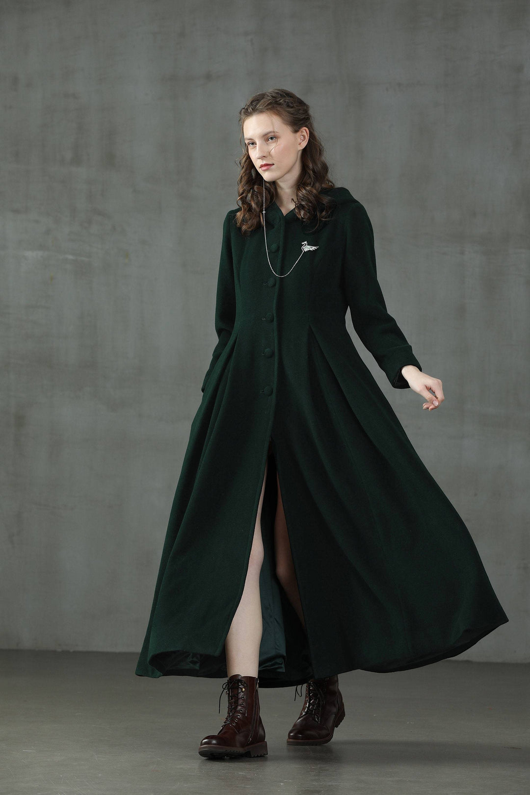 my fair lady green dress D822 Green Dress (Plain)