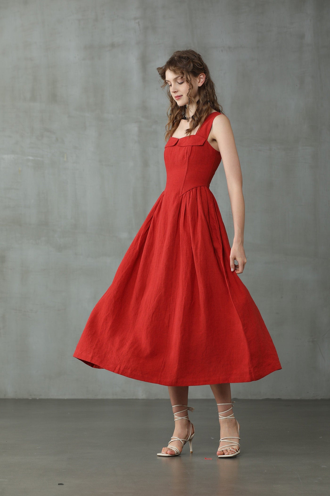 Dogwood 41| Linen Halter Dress