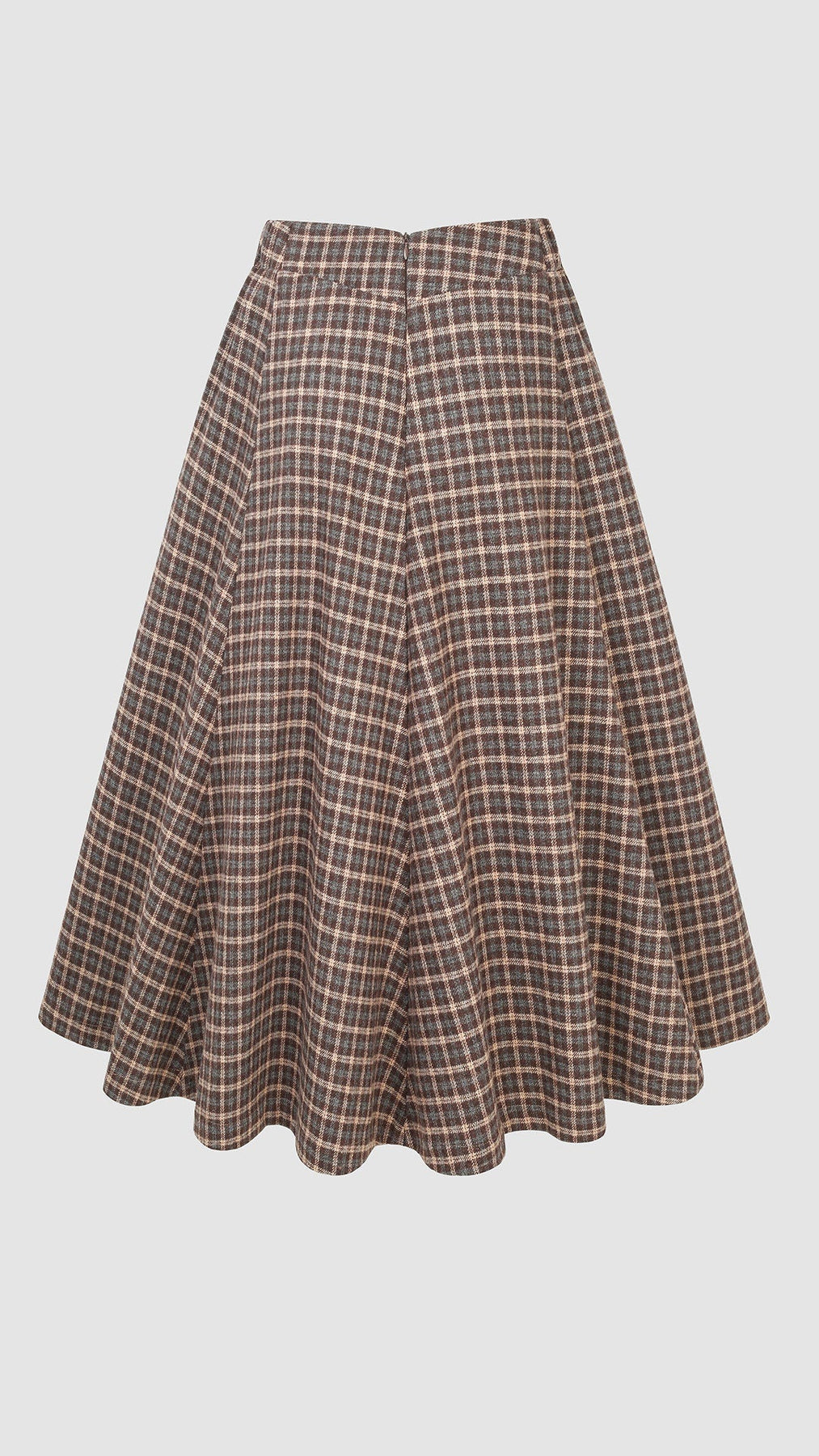 Legend 1 | Tartan Wool Skirt – Linennaive