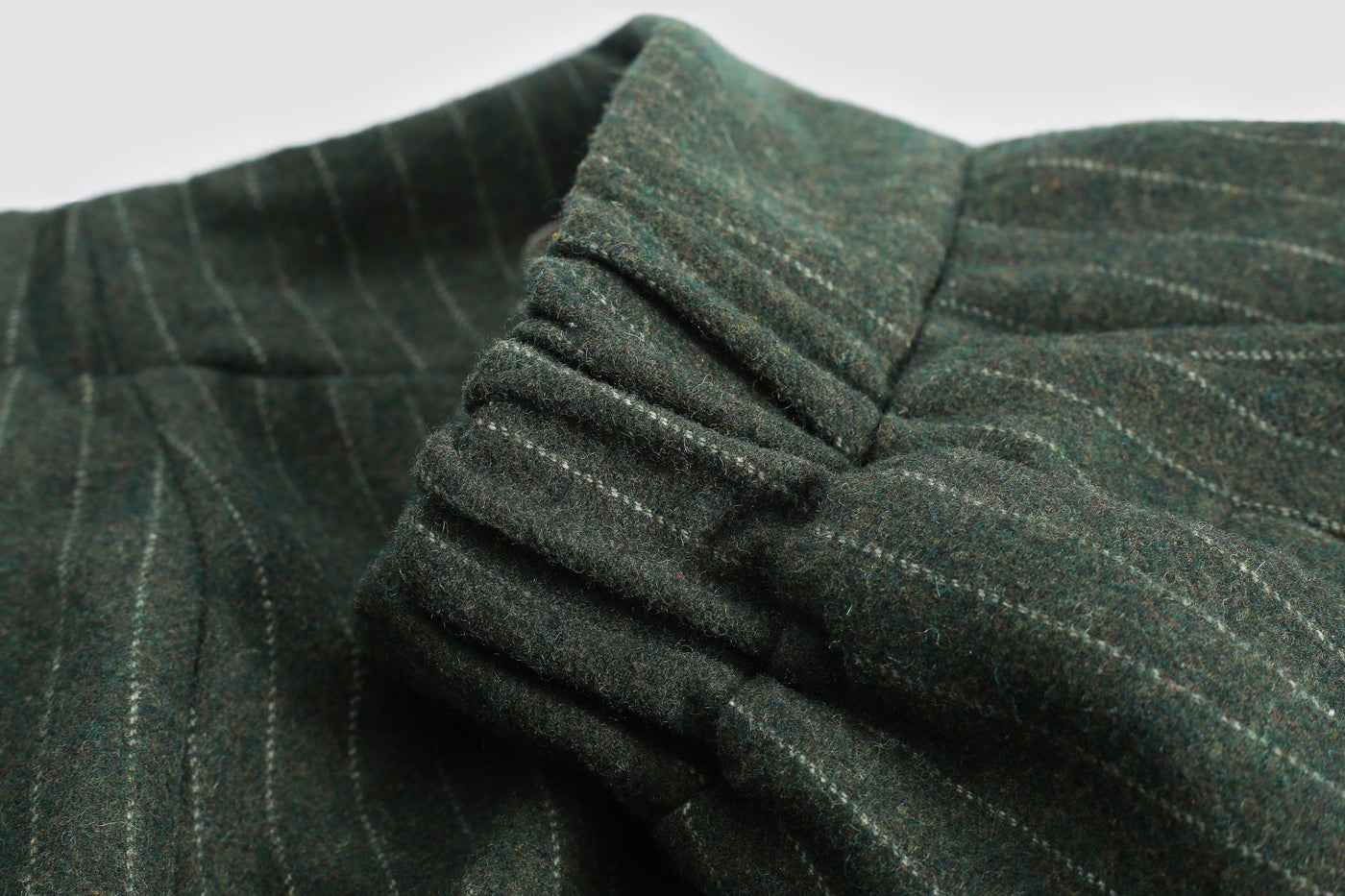 Legend 1 | Stripe wool Skirt in Green