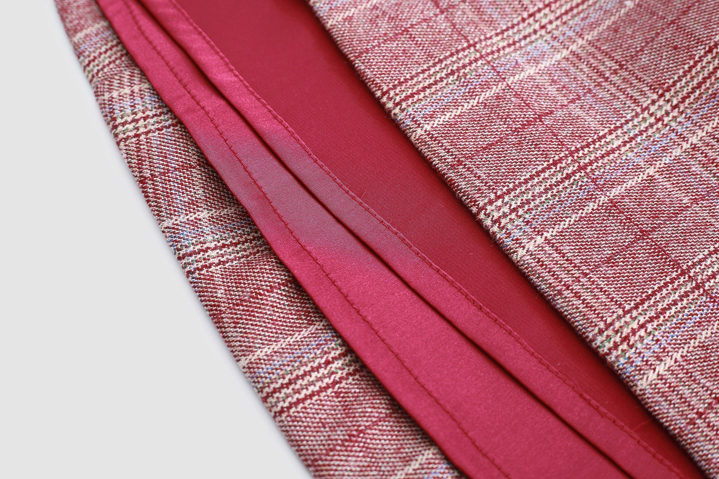 Future 4 | Tartan Wool Skirt in red