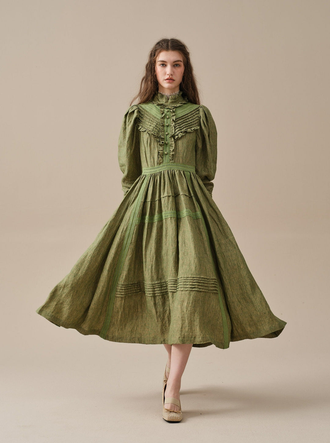 MARY 18 | VINTAGE LINEN DRESS GOWN Linennaive MARY 18 | VINTAGE LINEN DRESS GOWN Linennaive