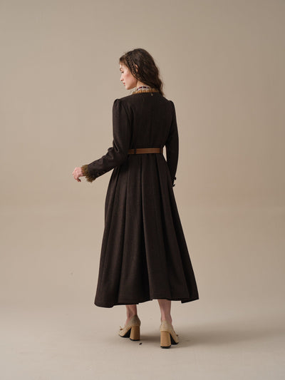 Charlotte 33 | double breasted wool dress