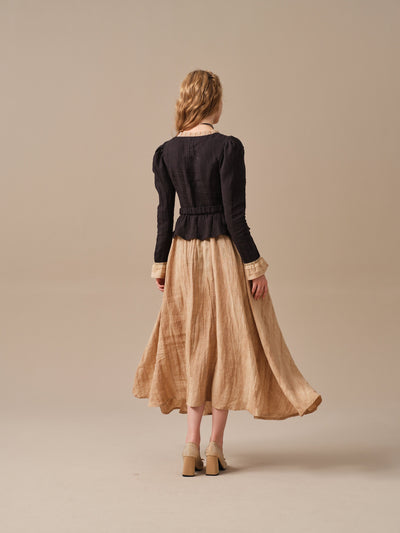Harper 22 | 100% linen layered dress